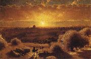 James Fairman View of Jerusalem Spain oil painting artist